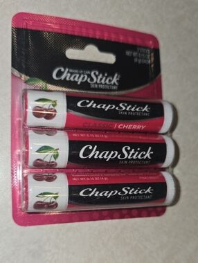 Cherry Chapstick 3 Pack